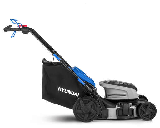 Изображение для Аккумуляторная самоходная газонокосилка Hyundai LA 4047 (поставляется без аккумуляторных батарей и зарядного устройства)