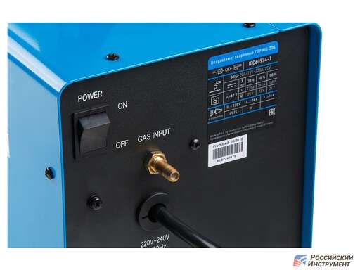 Изображение для Сварочный полуавтомат Solaris TOPMIG-226 (MIG-MAG, горелка 5 м)