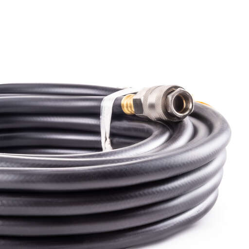 Изображение для Резиновый маслостойкий воздушный шланг с фитингами Rapid, 20 бар, 15х9 мм, 10 м. AERO