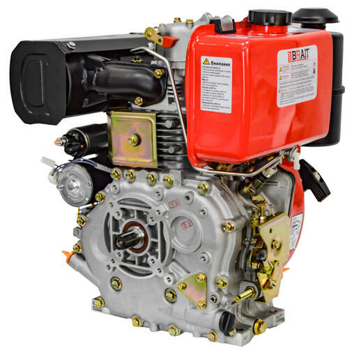 Изображение для Двигатель дизельный Brait BR420DEG (9 лс, электростартер, шлицы 25 мм)