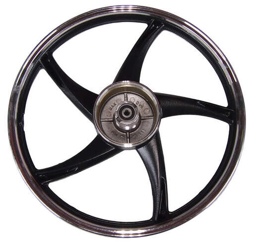 Изображение для Обод 17" передний литой, барабан. тормоз 1,4-17 Альфа, FLASH черный (5 С-луч) (НАБОР)