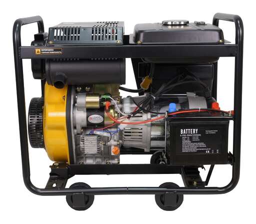 Изображение для Генератор дизельный Habert Diesel H6GF-ME (6 кВт, электростартер)