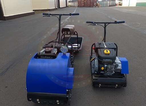 Изображение для Мотобуксировщик компактный Лидер-Дельта-2S-CVTL с седельным модулем (Lifan 8 лс, фара)