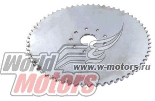 Изображение для Звезда ведомая 64 зуба F50,F80,NR50,NR80,T100,72(8P)(9 отверстий)