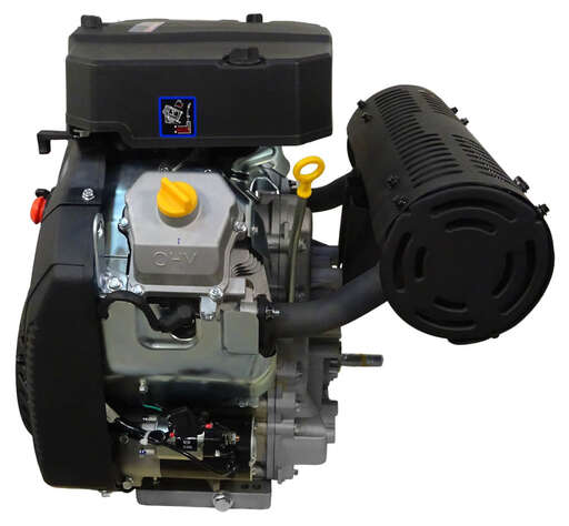 Изображение для Двигатель Lifan LF2V90F 20А (35 лс, 25 мм, электростартер, катушка 20А, механическая заслонка)