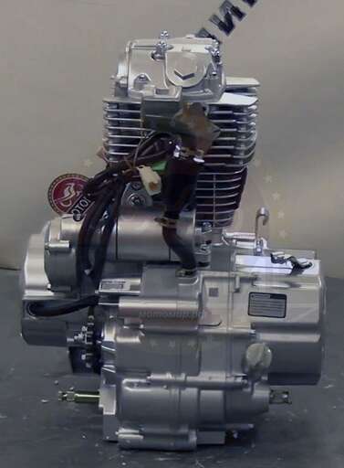 Изображение для Двигатель четырехтактный, 250 см3, 165FMM(CBB250)(с балансирным валом) Figter250 1а труба (типа ZS165))