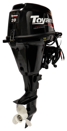 Изображение для Подвесной лодочный мотор Toyama F20AFWS ( 20 лс, 4-х тактный, 2-х цилиндровый, электростартер)