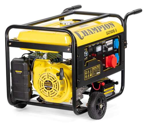 Изображение для Бензиновый генератор CHAMPION GG7501E-3 (7.5 кВт, электростартер, трехфазный)