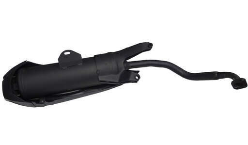 Изображение для Глушитель скутер TRACER ADV в сборе с коленом (Е113)