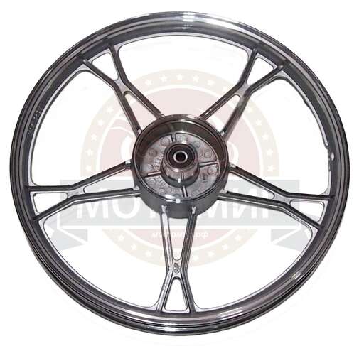 Изображение для Обод 17" задний литой, барабан. тормоз 1,4-17  Альфа, FORESTER STREET (стандарт серебристый) (НАБОР)