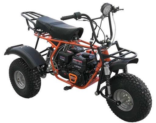 Изображение для Трицикл ТРИТОН 2, САФАРИ-3LЕ-8+ ( 8 лс (KP230), длинное седло, сзади два амортизатора Урал)