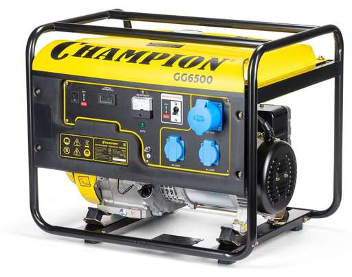 Изображение для Бензиновый генератор CHAMPION GG6500 (5.5 кВт)