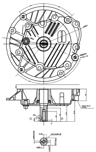 Изображение для Двигатель Loncin LC1P75F (6 лс, Ø 22.2 мм, вертикальный вал)