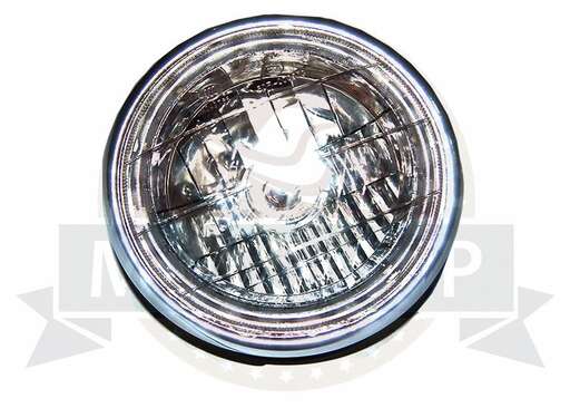 Изображение для Фара со светодидным кольцом типа " АНГЕЛЬСКИЕ ГЛАЗКИ"  белого цвета  (ТЮНИНГ для Альфы)