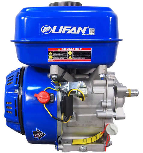 Изображение для Двигатель Lifan 168F-2L (6.5 лс, шестеренчатый редуктор 1:2)