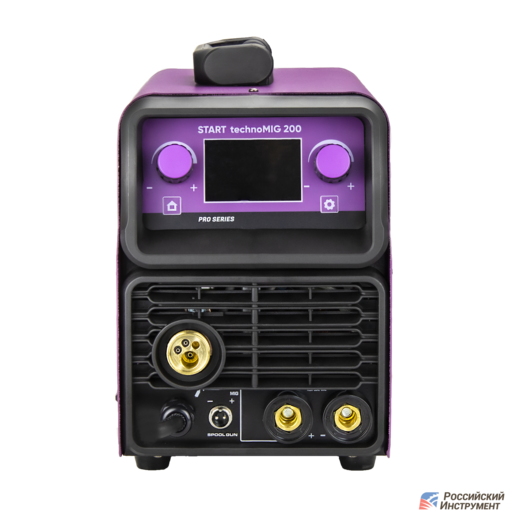 Изображение для Сварочный полуавтомат START PRO 200 technoMIG (синергетическое управление, MMA/MIG-MAG/TIG LIFT)