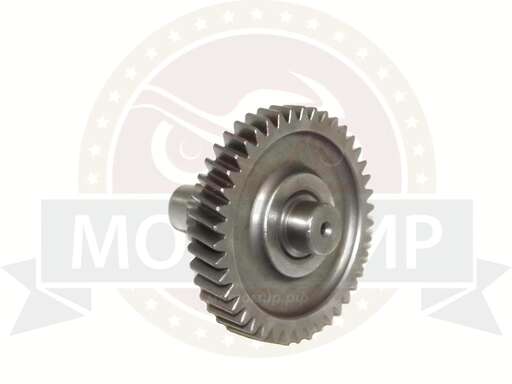 Изображение для Шестерня редуктора GY6-125/150 ведущая (блок шестерня) D-69мм, h-60,5мм, d-15 косой зуб 42з (13з)