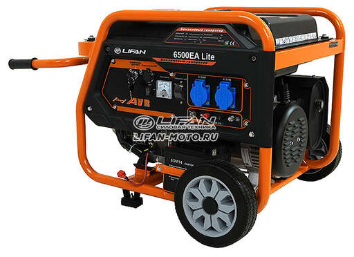 Изображение для Генератор Lifan 6500EA Lite (5.5 кВт, электростартер)