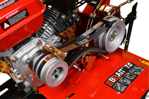 Изображение для Мотоблок бензиновый BR-402 (7л.с.) колёса 4*10, ременной, 4 скорости вперёд 2 назад