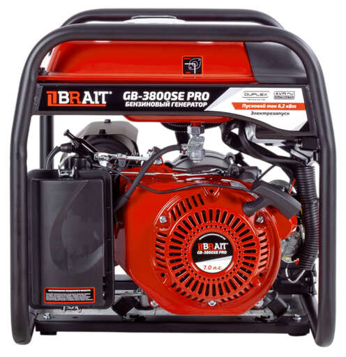 Изображение для Генератор бензиновый Brait GB-3800SE PRO (3.1 кВт, электростартер, возможность автозапуска, пусковой ток 6.2 кВт)