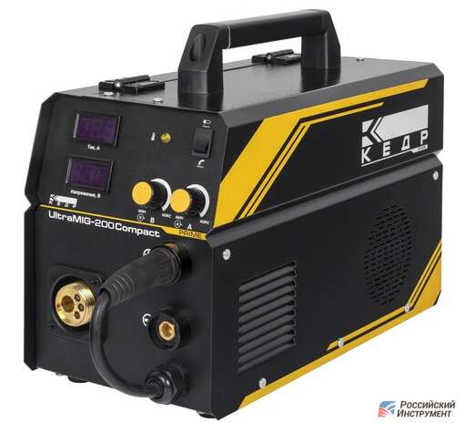 Изображение для Сварочный полуавтомат КЕДР UltraMIG-200 Compact (MMA, MIG/MAG)