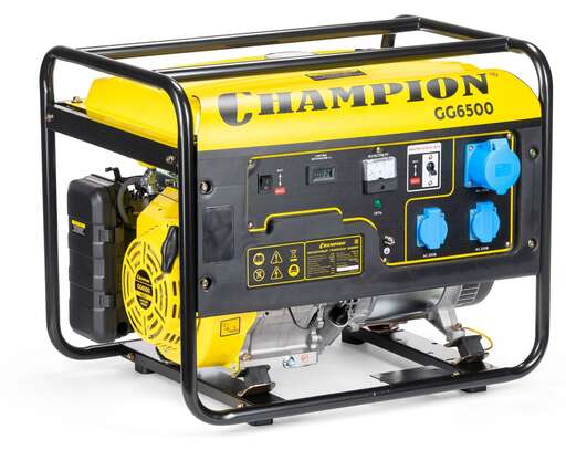 Изображение для Бензиновый генератор CHAMPION GG6500 (5.5 кВт)