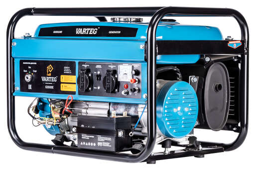 Изображение для Бензиновый генератор VARTEG G3500E (3.5 кВт, электростартер)