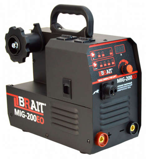 Изображение для Инвертор сварочный полуавтомат Brait MIG-200EO (MMA/MIG-MAG/TIG LIFT)