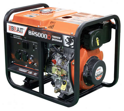 Изображение для Генератор дизельный Brait BR5000D (3.3 кВт)