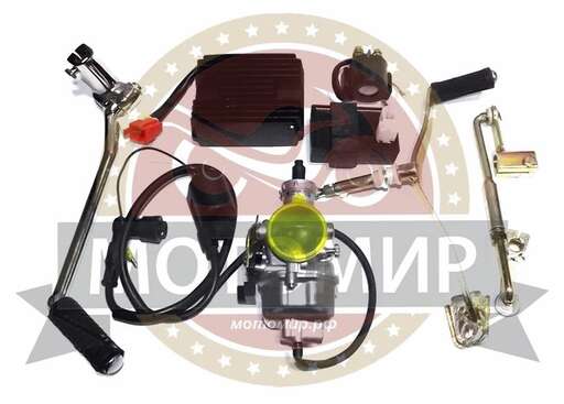 Изображение для Двигатель четырехтактный, 250 см3 (CG250) 167MM, LIFAN Трицикл, жидкостное охлаждение (комплект) + радиатор