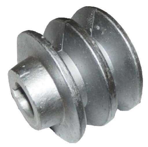 Изображение для Шкив 2-ручейный для мотокультиватора Крот (20 мм вал)