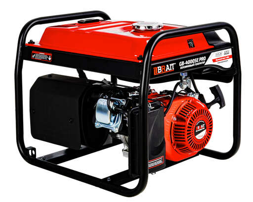 Изображение для Генератор бензиновый Brait GB-4000SE PRO (3.5 кВт, электростартер, возможность автозапуска, пусковой ток  7 кВт)