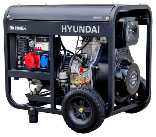 Изображение для Дизельный генератор Hyundai DHY 8500LE-3