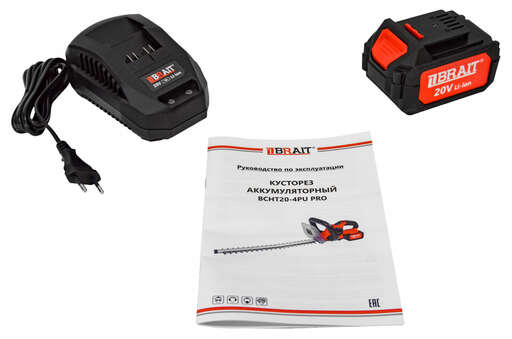 Изображение для Кусторез аккумуляторный BRAIT BCHT20-4PU PRO (20В,Li-ion,АКБ 4.0Ач)