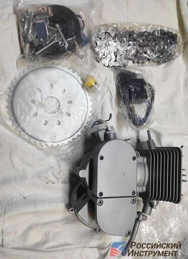 Изображение для Двигатель велосипедный F100 (3.5 лс, полный комплект для установки)