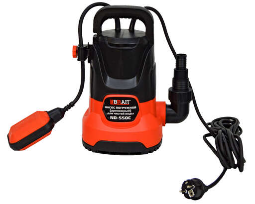 Изображение для Насос дренажный погружной Brait ND-550C (0.55 кВт, чистая вода)