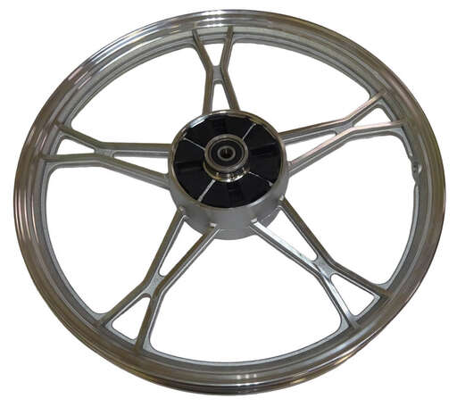 Изображение для Обод 17" задний литой, барабан. тормоз 1,4-17  Альфа, Дельта, Zodiak (стандарт серебристый)