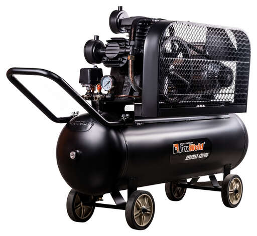 Изображение для Компрессор масляный ременной Foxweld AEROMAX 420/100 (3 кВт)