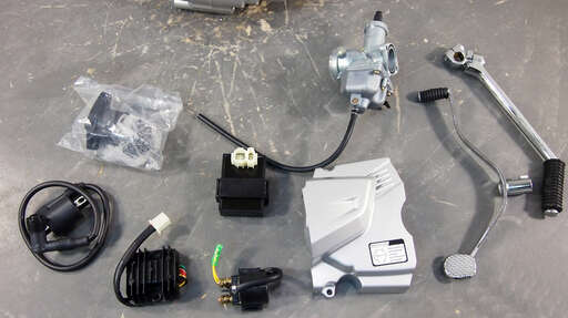 Изображение для Двигатель 4т. 250 см3 172FMМ (-5)  ZONGSHEN (PR250) (баланс вал.) 6МКПП, только эл. стартер