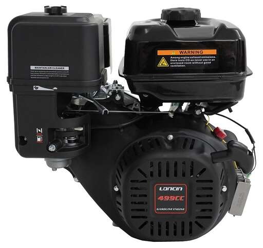 Изображение для Двигатель Loncin G500F (A type) D25 7А (22 лс, катушка 7А, 25 мм)