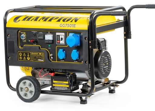 Изображение для Бензиновый генератор CHAMPION GG7501E (6.5 лс, электростартер)