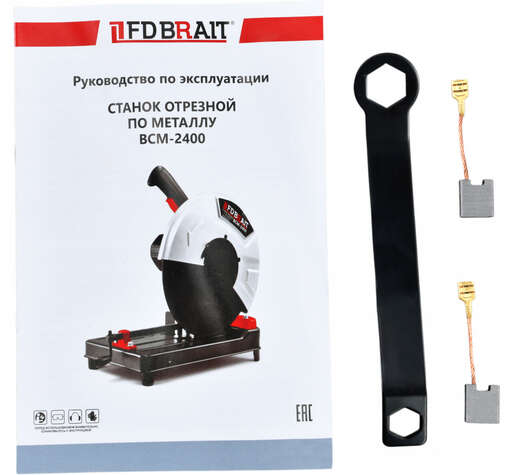 Изображение для Станок отрезной (по металлу)  Brait BCM-2400 (2400Вт, 3900 об/мин, d диска 355мм) 