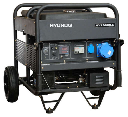 Изображение для Бензиновый генератор HYUNDAI HY 12000LE (10 кВт, электростартер)