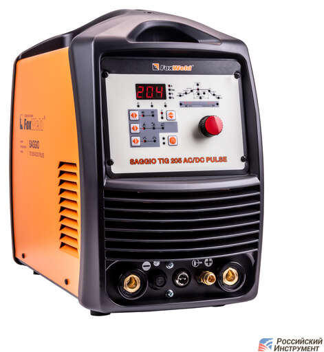 Изображение для Аппарат аргонодуговой сварки Foxweld SAGGIO TIG 205 AC/DC PULSE