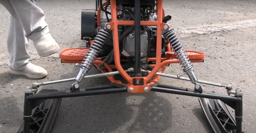 Изображение для Мотобуксировщик компактный Ижтехмаш  ЛИДЕР-СИГМА-4 (двигатель Динго180 , электро и кикстартер, реверс, фара, гусеница композит буксировщик МИНИ 500*2424 мм, чехол, чека)