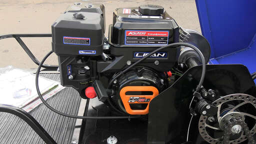 Изображение для Мотобуксировщик компактный Лидер-Сигма-2К (Lifan 8 лс, фара, модуль)