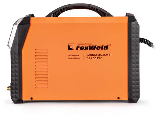 Изображение для Сварочный полуавтомат Foxweld SAGGIO MIG 200-S DP LCD PFC (трехфазный, MMA/MIG-MAG/TIG LIFT)