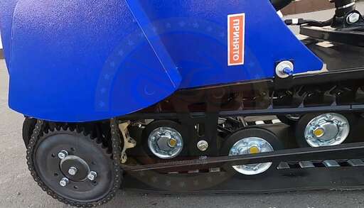 Изображение для Мотобуксировщик компактный Лидер-Дельта-2S-CVTL с седельным модулем (Lifan 8 лс, фара)