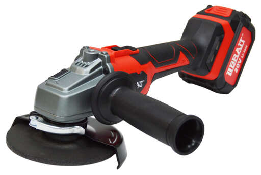 Изображение для МШУ аккумуляторная Brait BCAG20/125-4PUBL PRO (Li-ion,20В,емкость аккум. 4.0Ач, З/У 2.4А, 2500-11500об/мин,плав.пуск) 