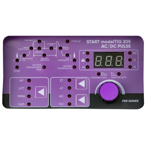 Изображение для Аппарат аргоннодуговой сварки START 205 modelTIG AC/DC TIG PULSE (MMA/TIG) 3W205AP